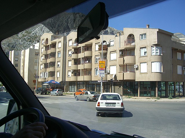 Häuser im Stadtteil Luka